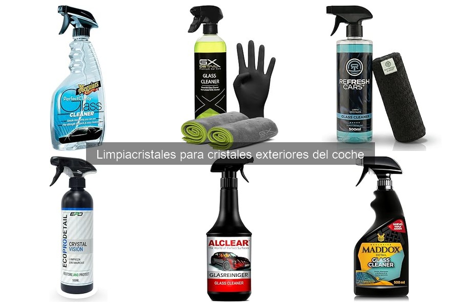 Errores comunes al usar limpiacristales en el coche