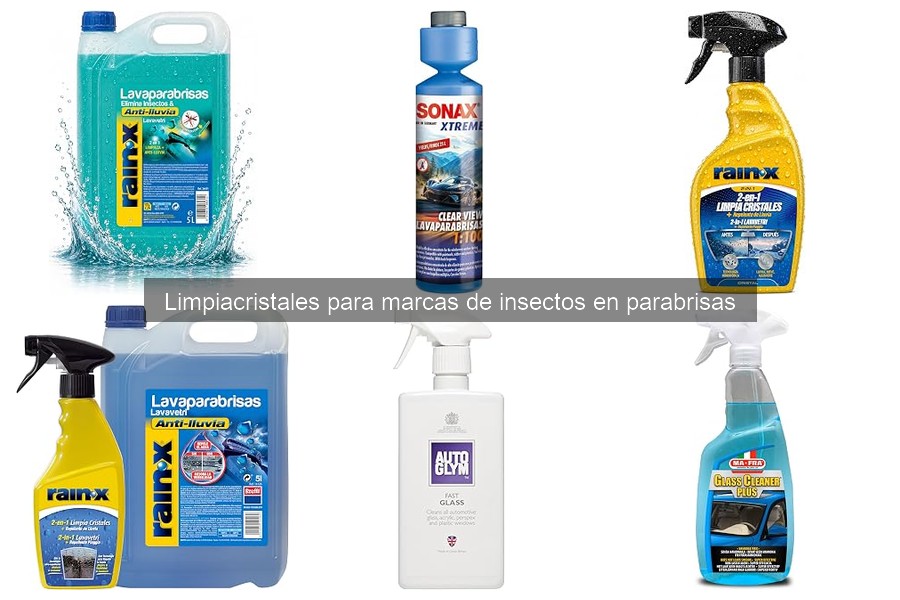 Errores comunes al usar limpiacristales para insectos y soluciones