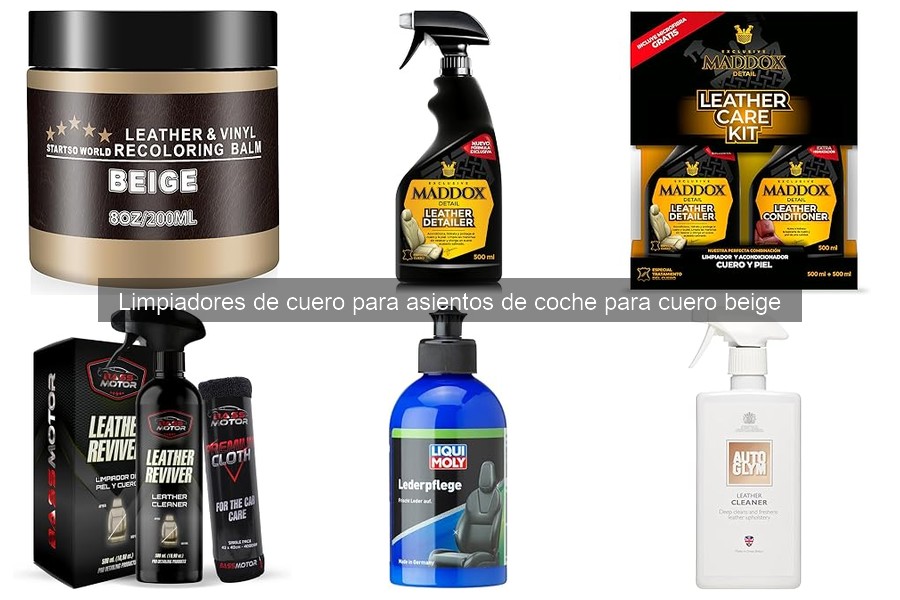 Errores comunes al usar limpiadores de cuero beige