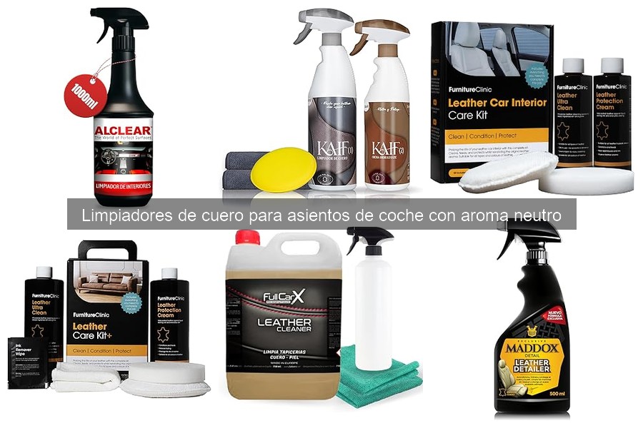 Errores comunes al usar limpiadores de cuero en asientos de coche