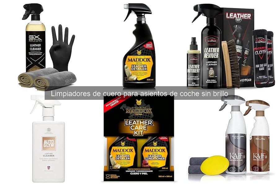 Errores comunes al usar limpiadores de cuero sin brillo