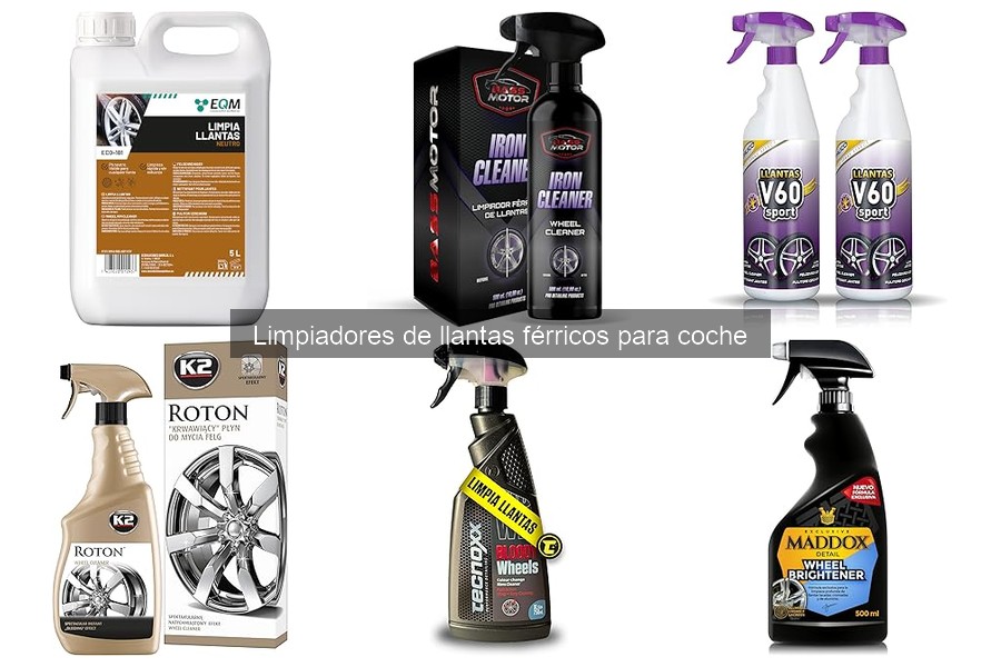 Errores comunes al usar limpiadores de llantas férricos