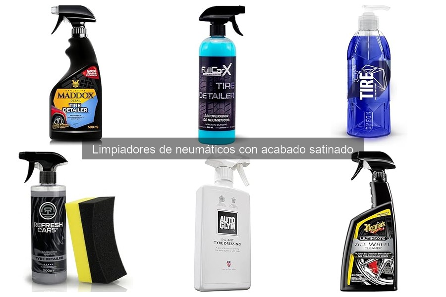 Errores comunes al usar limpiadores de neumáticos satinado