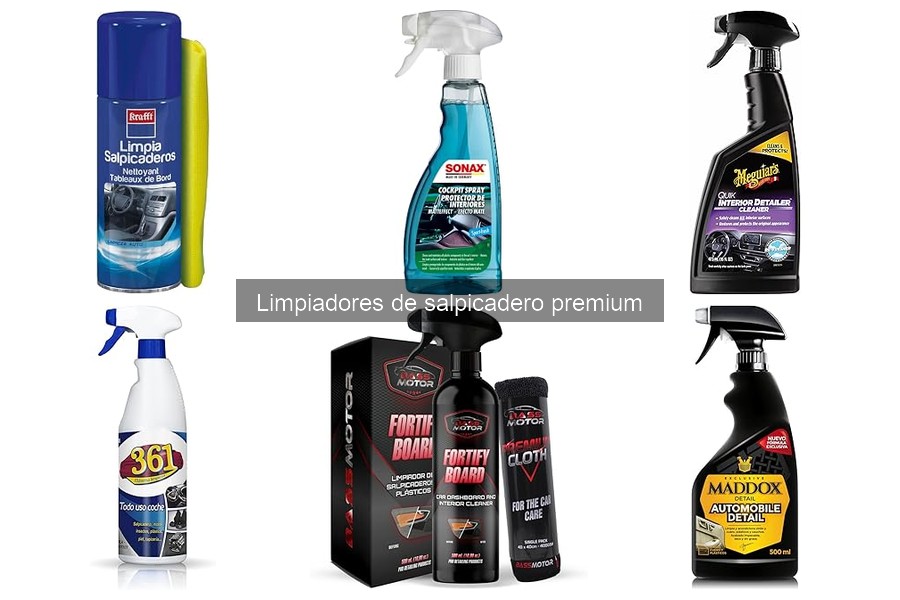 Errores comunes al usar limpiadores de salpicadero premium