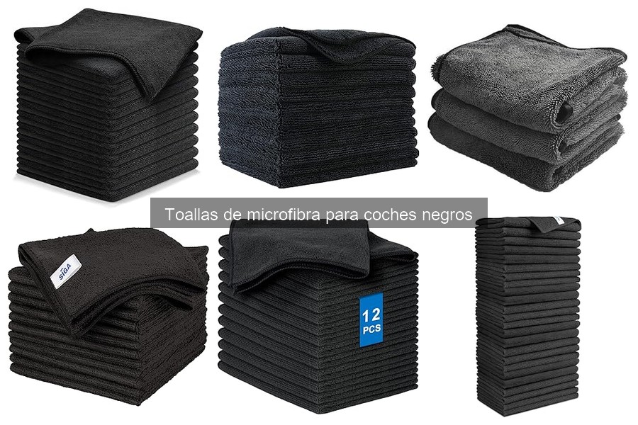 Errores comunes al usar toallas de microfibra en coches negros