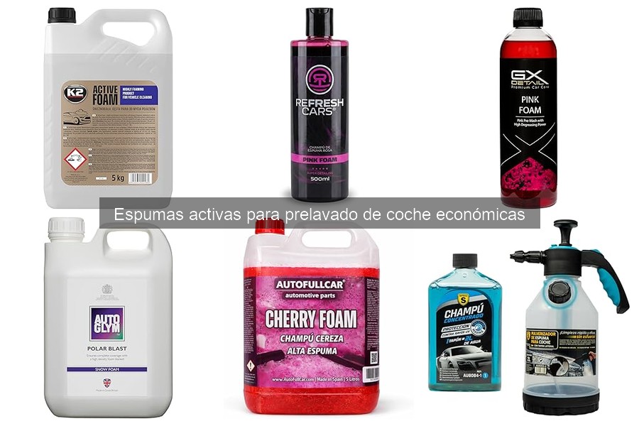 Espumas Activas para Prelavado de Coche: ¿Qué Son y Cómo Usarlas?