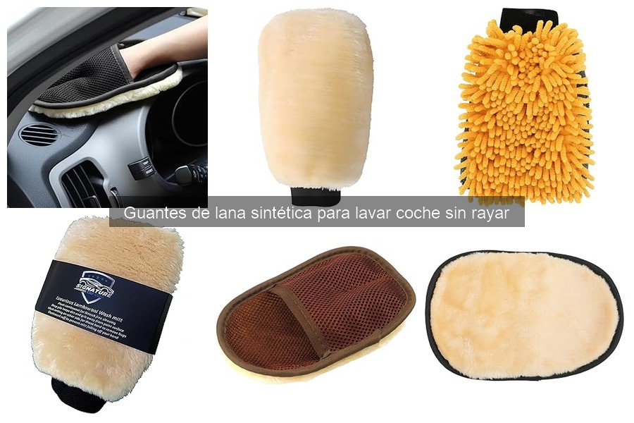 Guantes de Lana Sintética para Lavar Coche: ¿Qué Son?