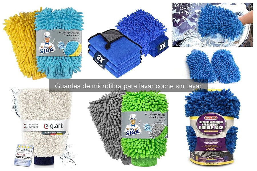 Guantes de microfibra para lavar coches: características y beneficios