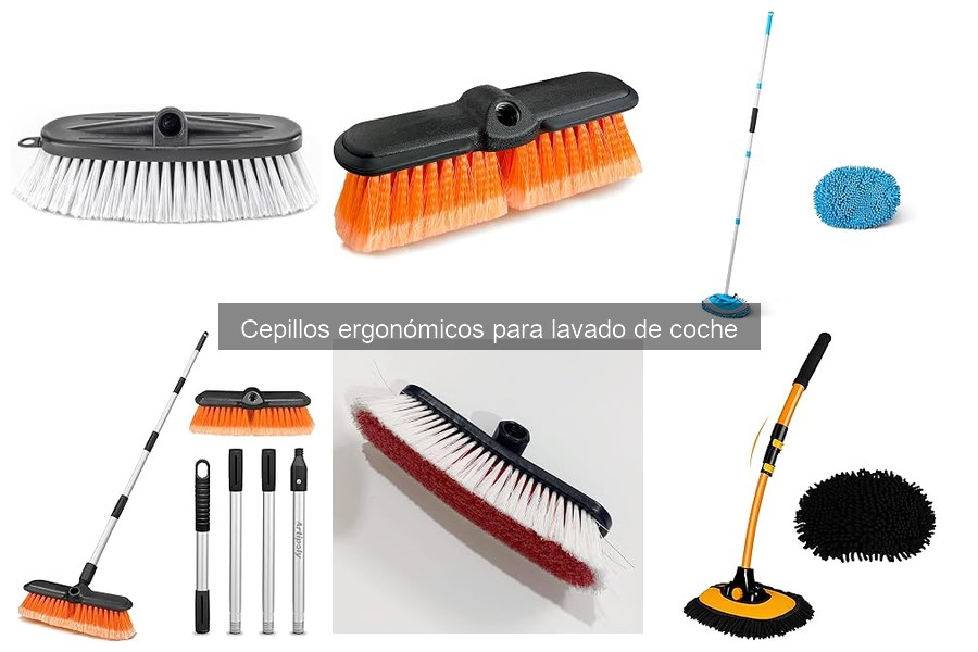 Guía de compra de cepillos ergonómicos para lavado de coche