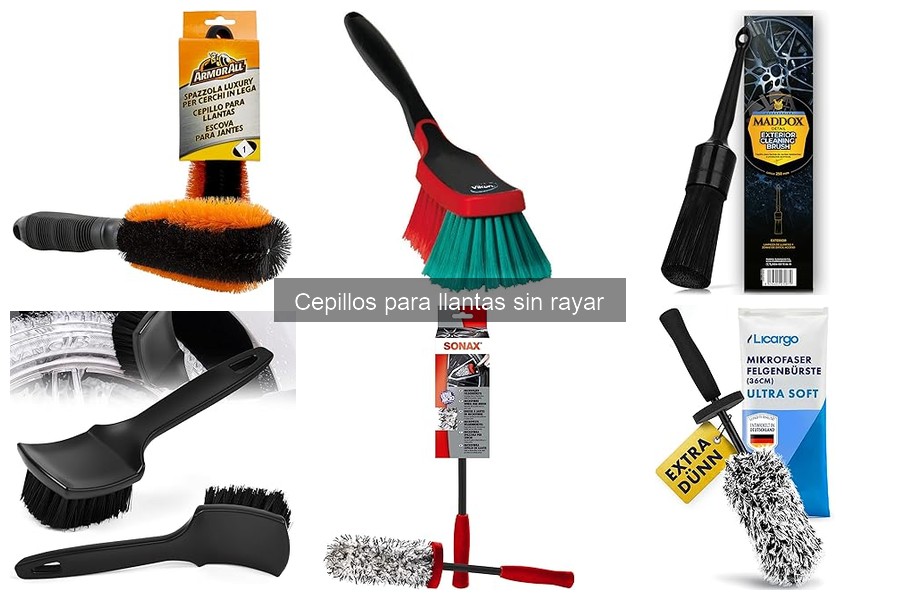 Guía de compra de cepillos para llantas sin rayar