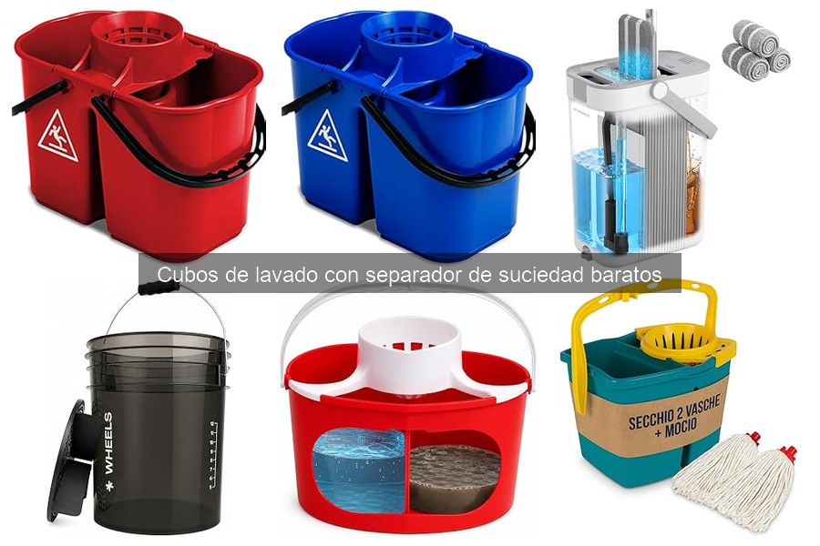 Guía de compra de cubos de lavado con separador baratos
