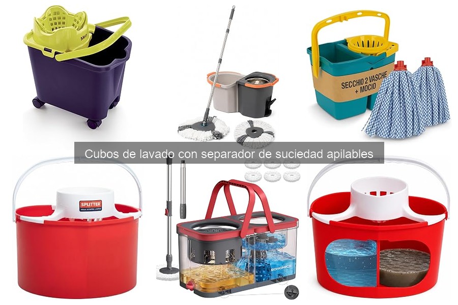 Guía de uso del cubo de lavado con separador de suciedad