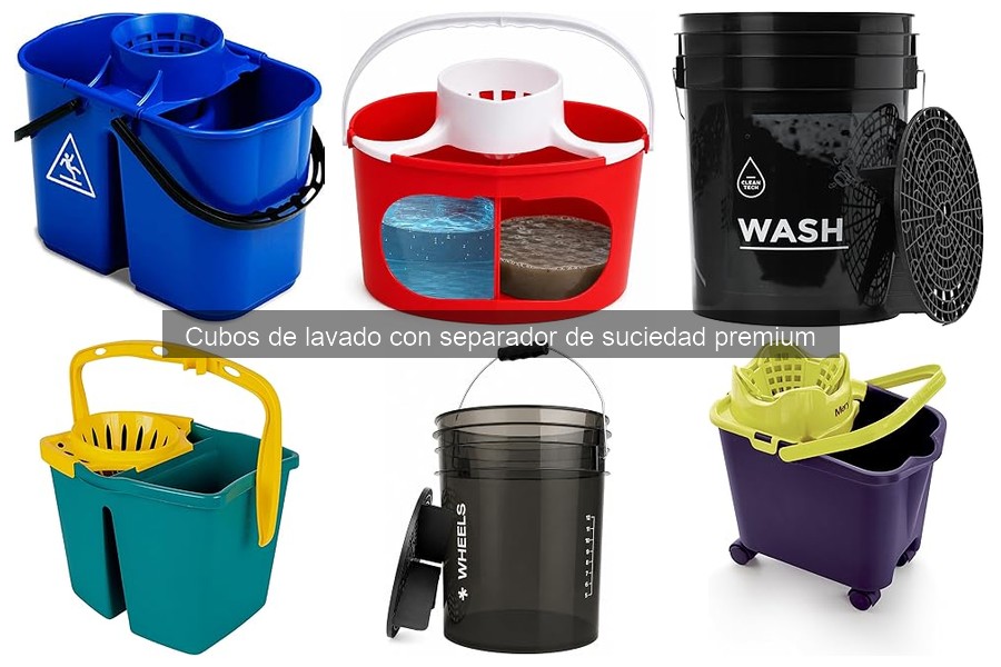 Guía para elegir el mejor cubo de lavado con separador de suciedad