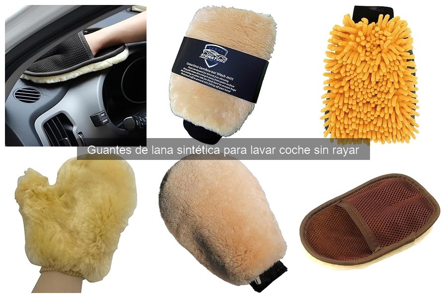Guía para elegir guantes de lana sintética para lavar coche