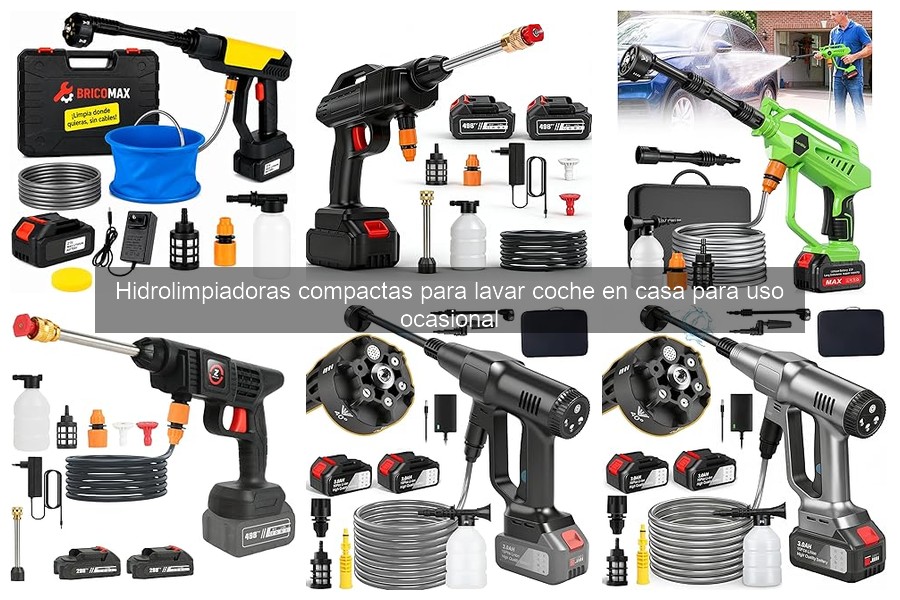 Guía para elegir la mejor hidrolimpiadora compacta para coches