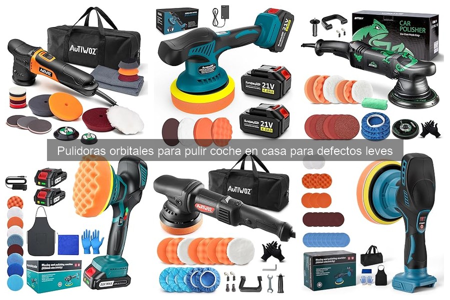 Guía para elegir la mejor pulidora orbital para defectos leves
