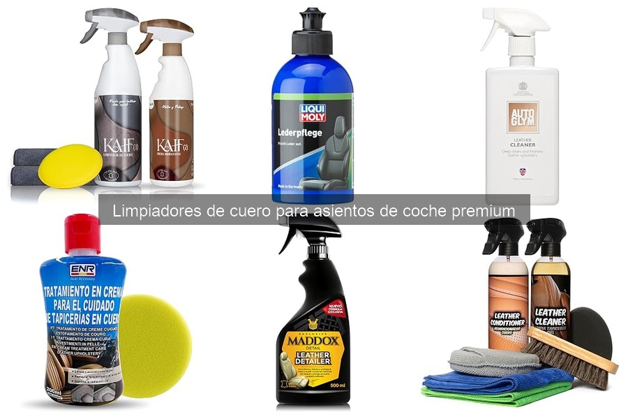 Guía para usar limpiadores de cuero en asientos de coche