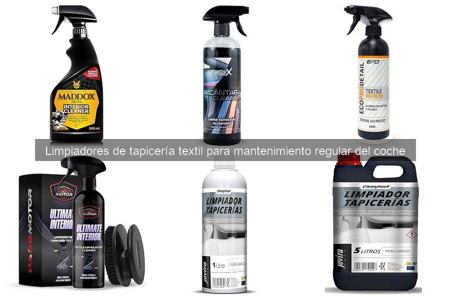 Guía para Usar Limpiadores de Tapicería Textil en el Coche