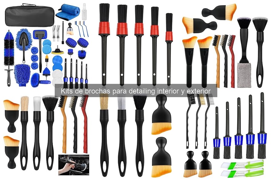 Kits de brochas para detailing: ¿qué son y sus usos?