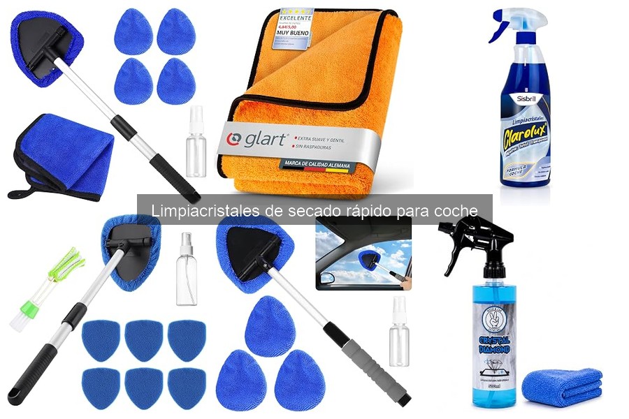 Limpiacristales de Secado Rápido para Coche: Beneficios y Características