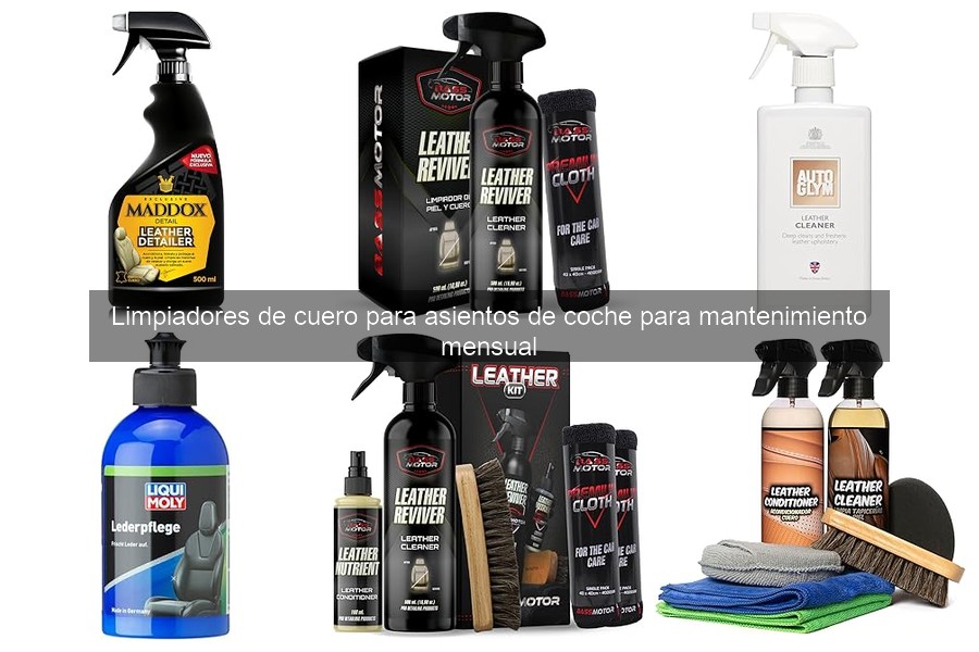 Limpiadores de cuero para asientos de coche: ¿qué son y cómo funcionan?