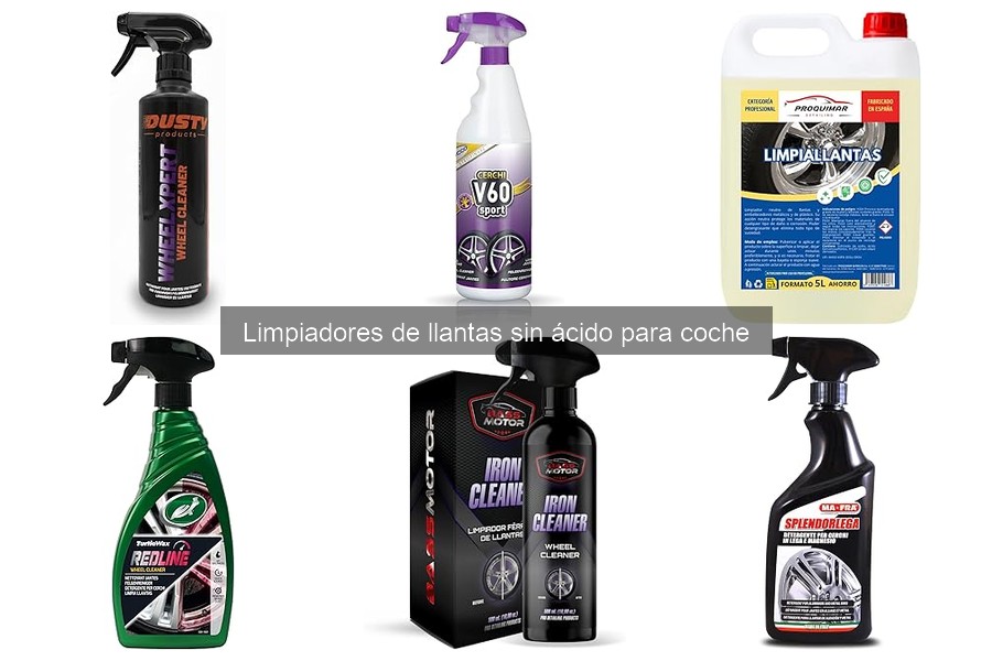 Limpiadores de llantas sin ácido: ¿Qué son y cómo funcionan?