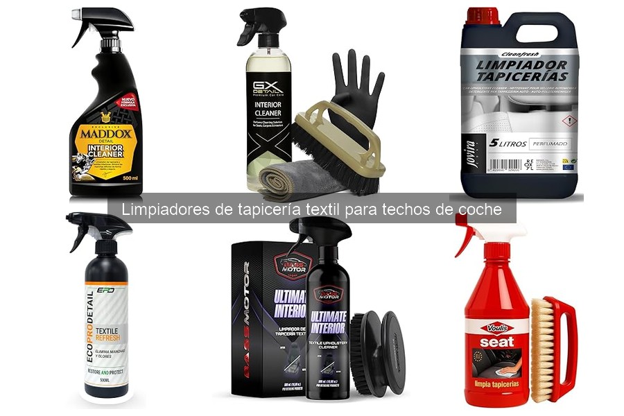 Limpiadores de Tapicería Textil para Techos de Coche: ¿Qué Son?
