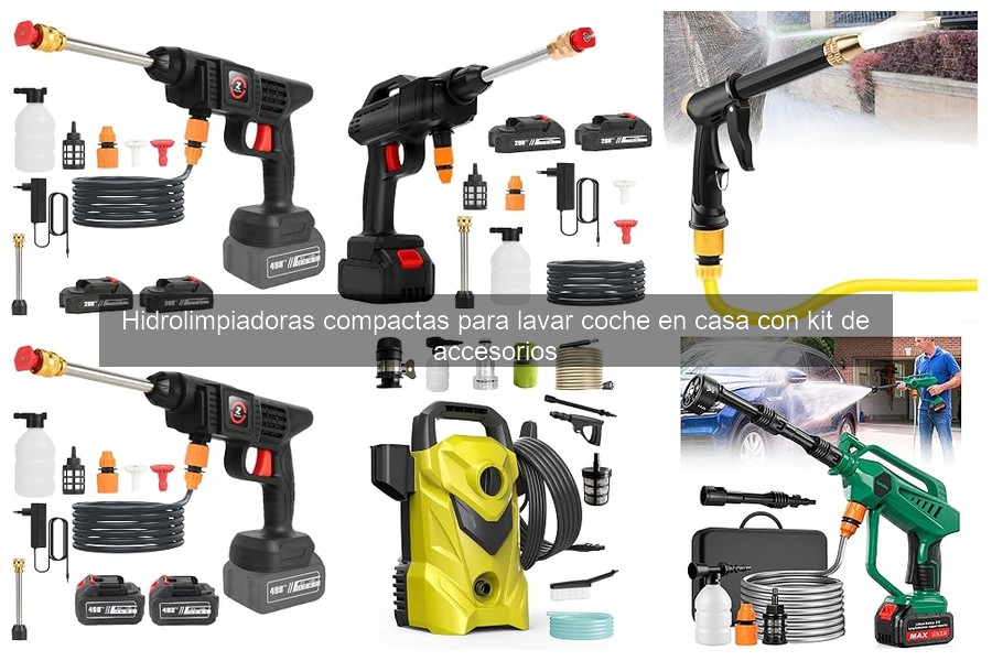 Mejor hidrolimpiadora compacta para lavar el coche en casa