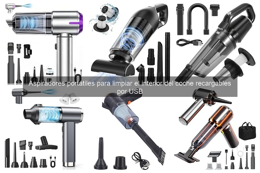 Mejores aspiradores portátiles para limpiar el interior del coche