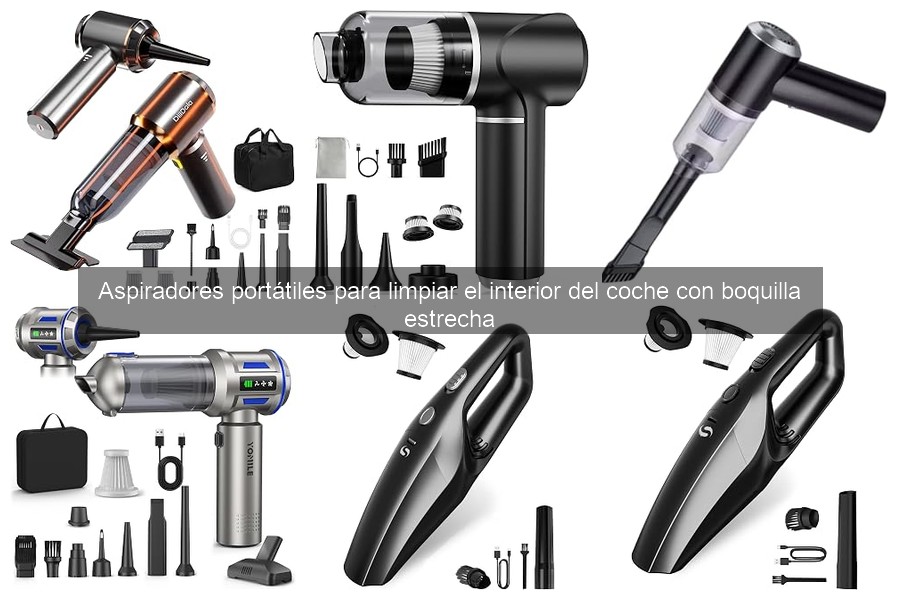 Mejores aspiradores portátiles para limpiar interiores de coche
