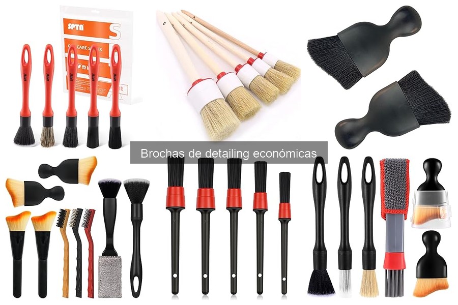 Mejores brochas de detailing económicas para principiantes