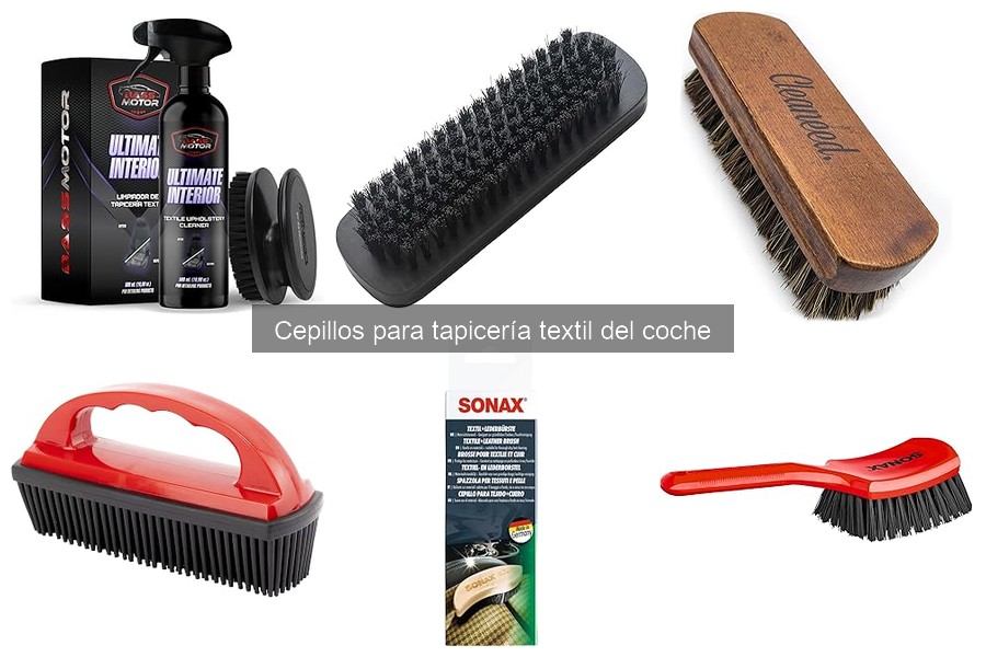 Mejores cepillos para limpiar tapicería textil de coches 2026