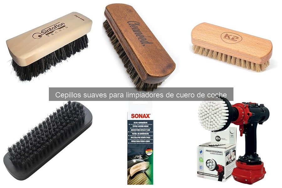 Mejores cepillos suaves para limpiar cuero de coche en 2026