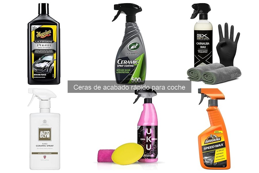 Mejores ceras de acabado rápido para coches en 2023