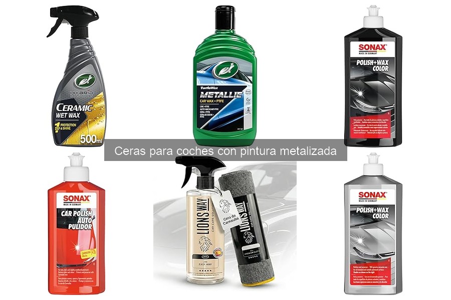 Mejores ceras para coches con pintura metalizada en 2026