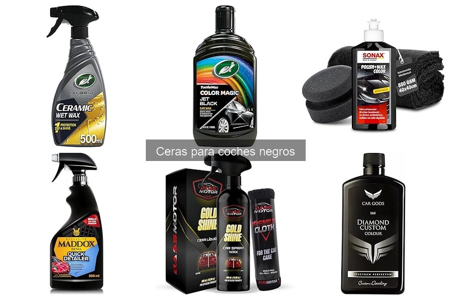 Mejores ceras para coches negros en 2026: comparativa y análisis