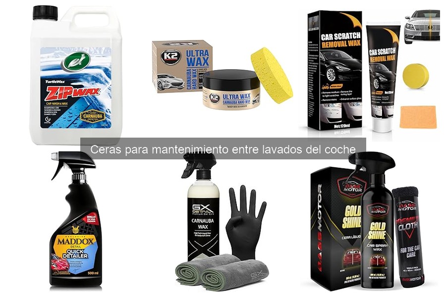 Mejores ceras para mantener el brillo del coche entre lavados