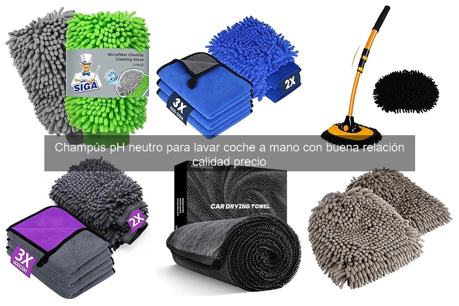 Mejores champús pH neutro para lavar coche a mano 2026