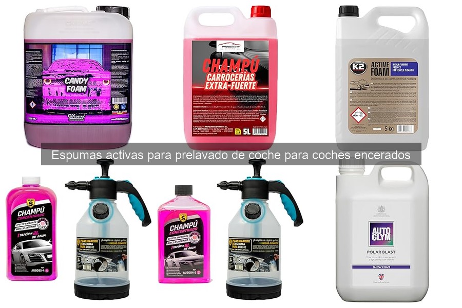 Mejores espumas activas para coches encerados en 2026
