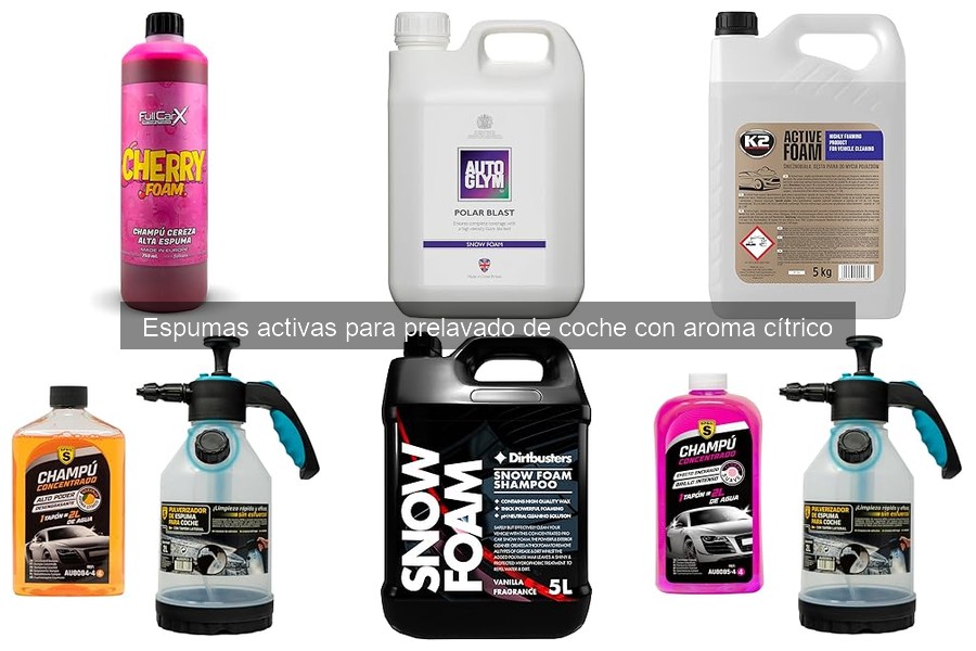 Mejores espumas activas para prelavado con aroma cítrico 2023