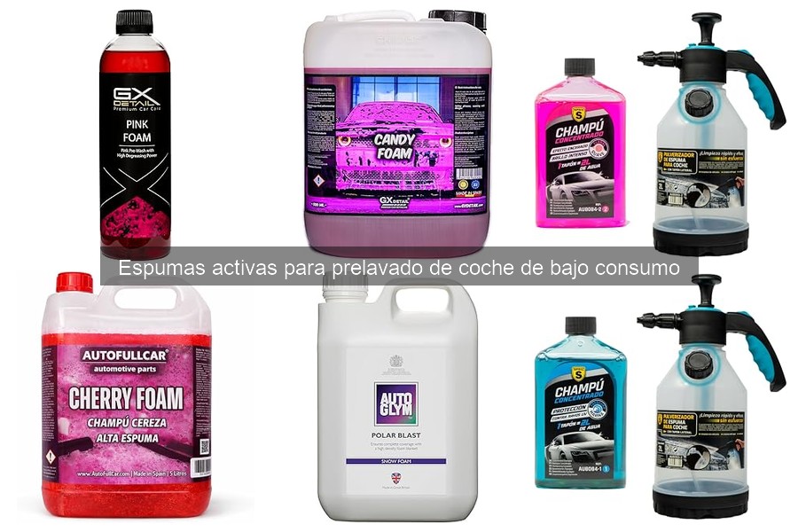 Mejores espumas activas para prelavado de coche 2026