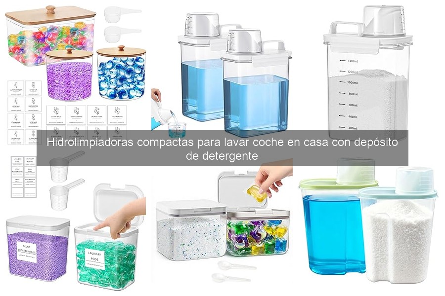 Mejores hidrolimpiadoras compactas con depósito de detergente