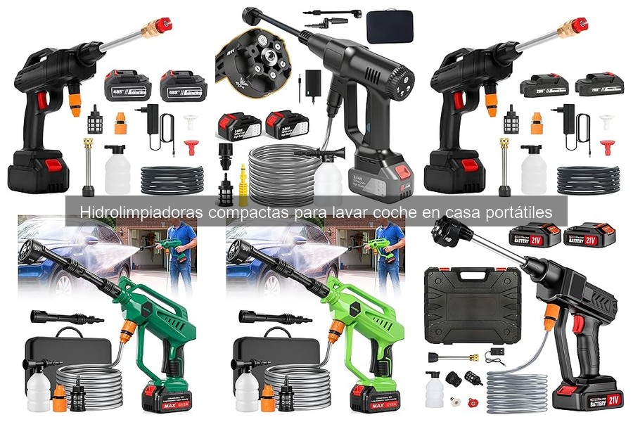 Mejores hidrolimpiadoras compactas para lavar coches en casa