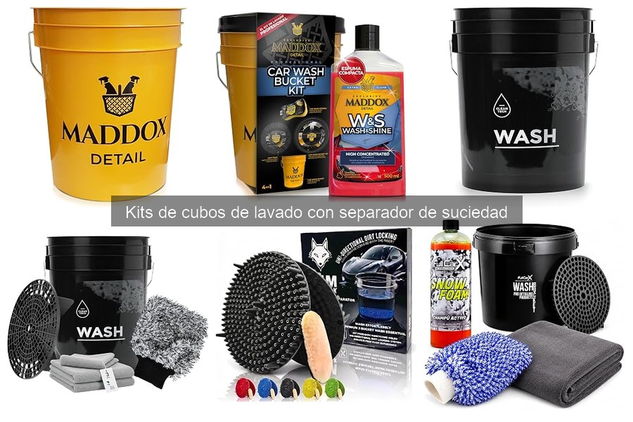 Mejores kits de cubos de lavado con separador para principiantes