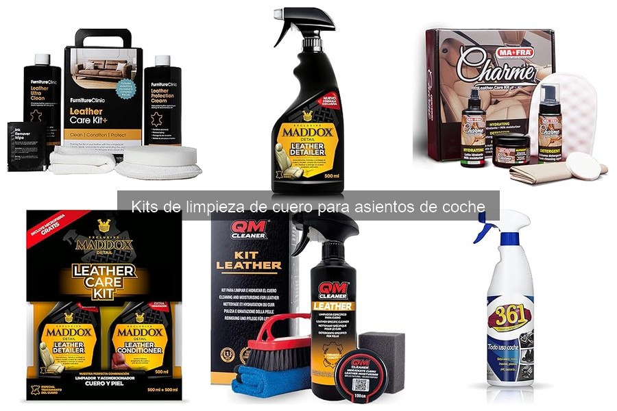 Mejores kits de limpieza de cuero para asientos de coche 2023