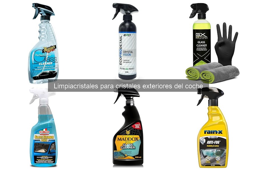 Mejores limpiacristales para cristales exteriores de coche