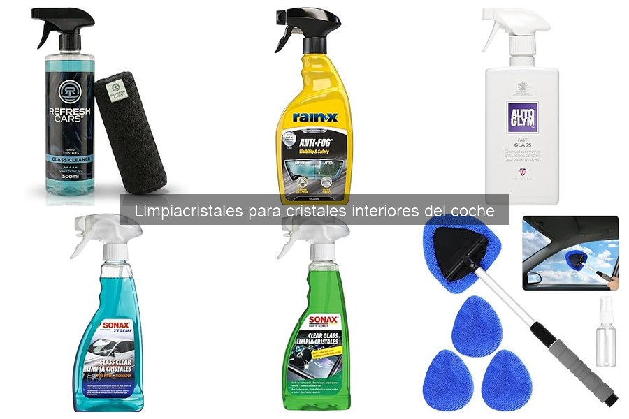 Mejores limpiacristales para interiores de coche en 2026