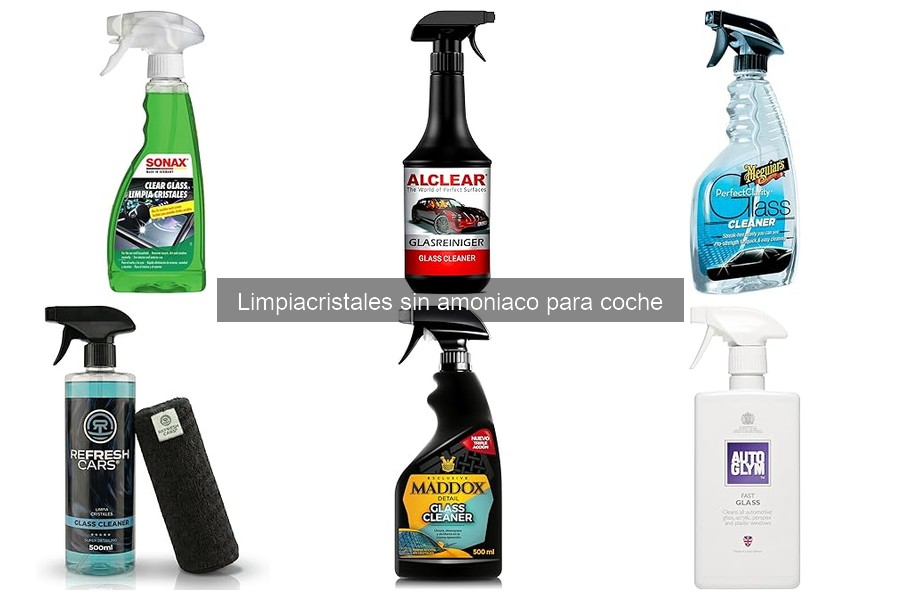 Mejores limpiacristales sin amoniaco para coche en 2026