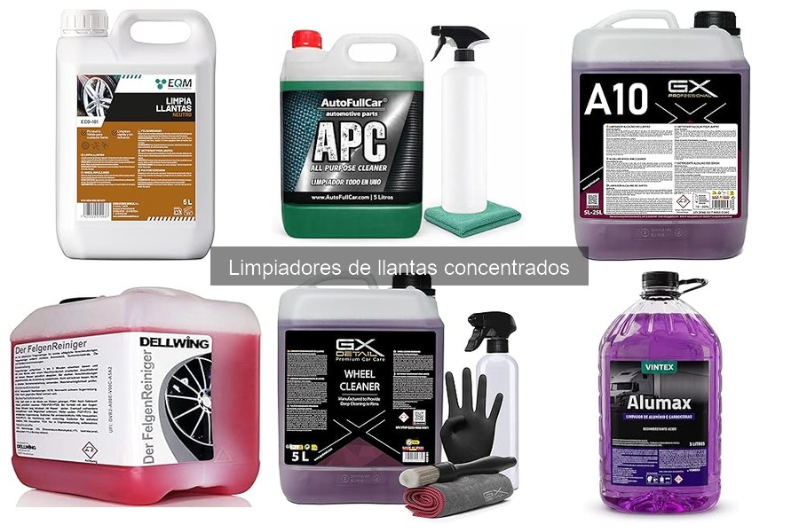 Mejores limpiadores de llantas concentrados para coches deportivos