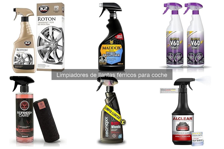 Mejores limpiadores de llantas férricos para coches de lujo
